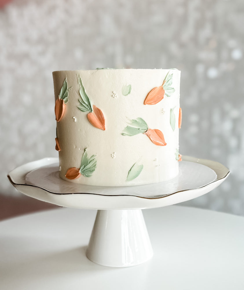 Painted Carrot Easter Cake