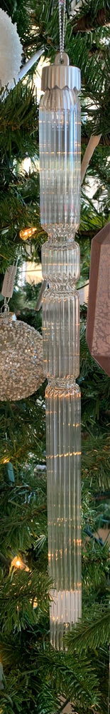 Illuminated Glass Cylinder Ornament