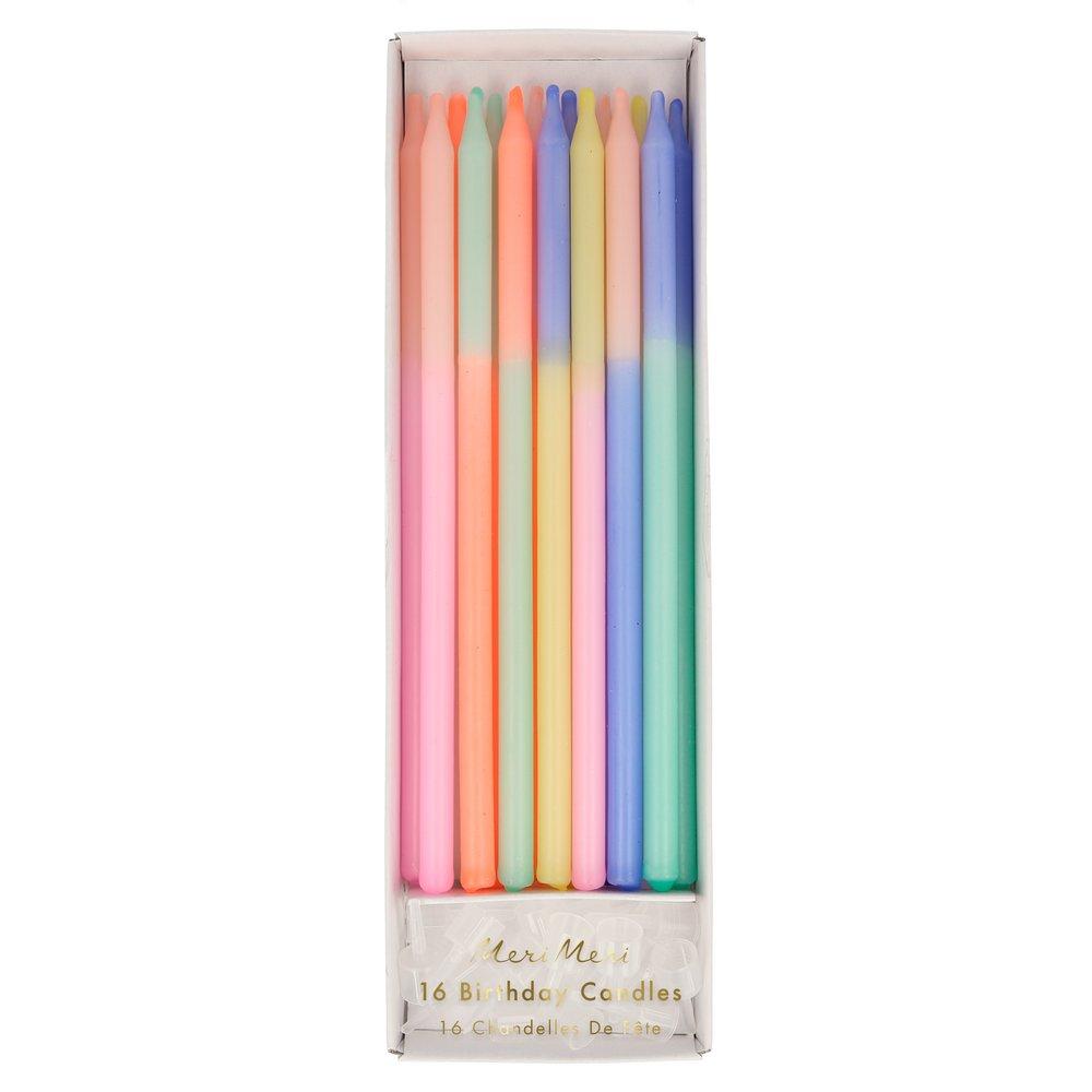 Multi-Color Block Candles