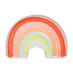 Neon Rainbow Paper Plates