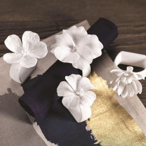 
            
                Load image into Gallery viewer, Bone China Flower Napkin Rings
            
        