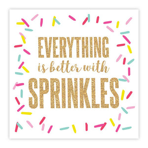 
            
                Load image into Gallery viewer, &amp;quot;Everything is Better with Sprinkles!&amp;quot; Paper Napkins
            
        