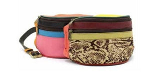 Crossbody Bag with Zippers