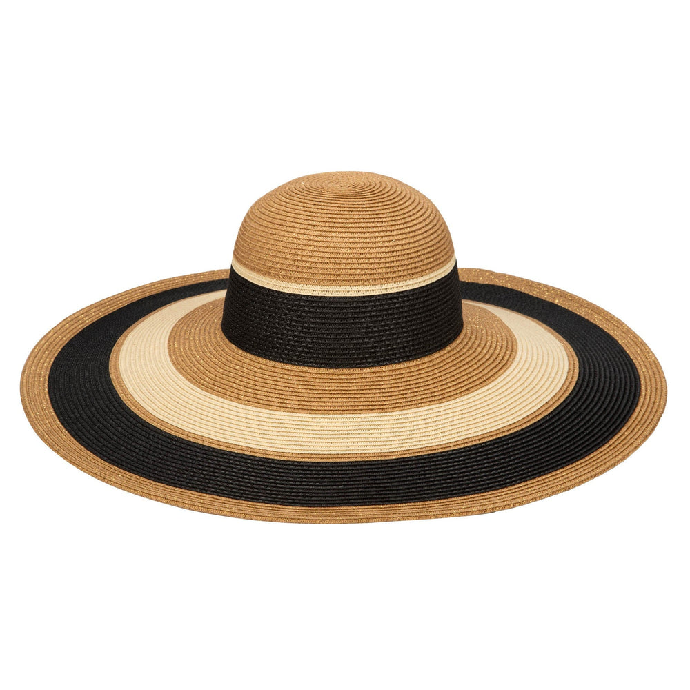 
            
                Load image into Gallery viewer, Large Brim Striped Sun Hat
            
        