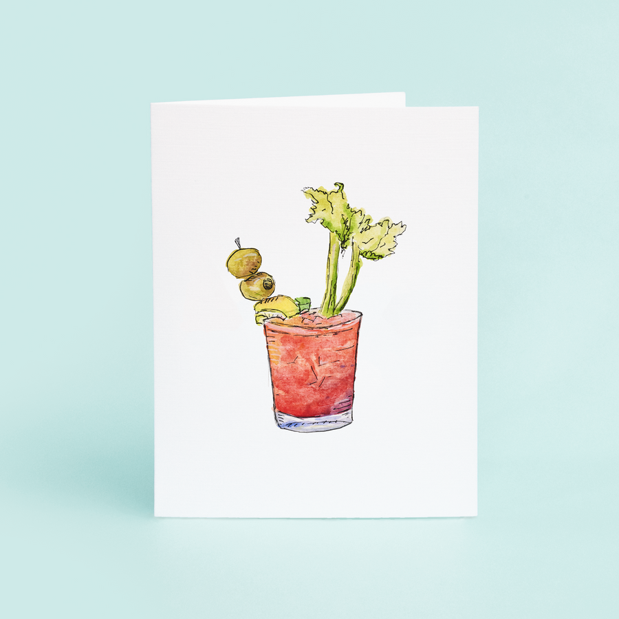Bloody Mary Greeting Card