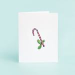 Candy Cane Greeting Card