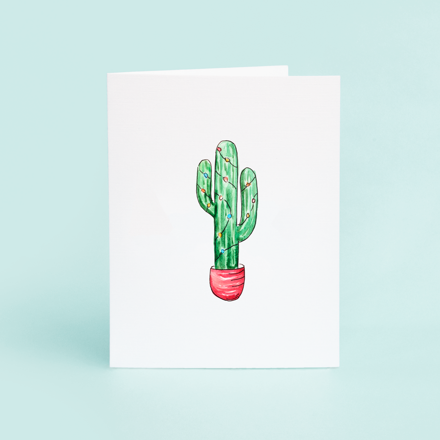 Christmas Cactus card