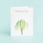 Weeping Willow "Thinking of You" Greeting Card