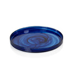 Blue Alabaster Glass Tray