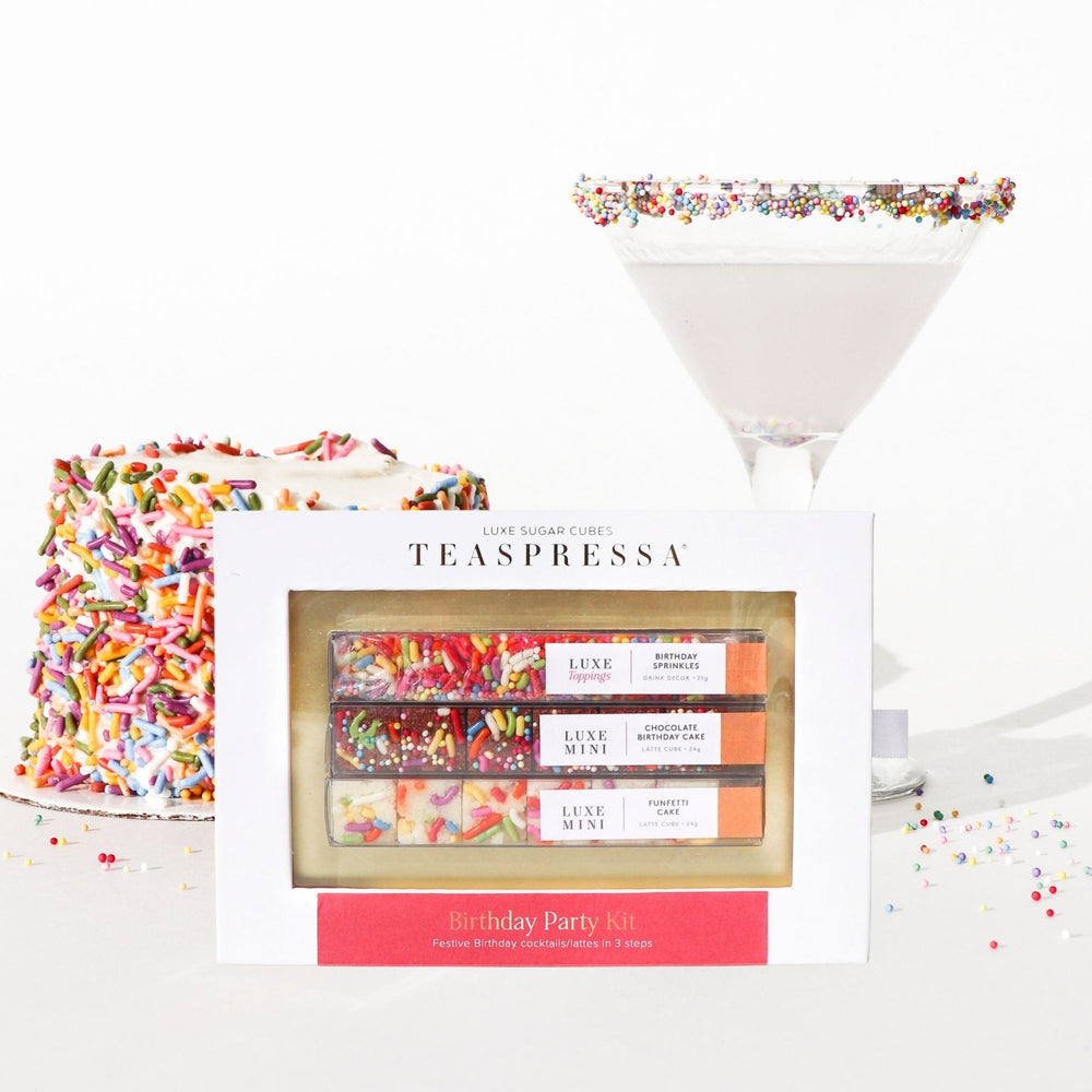 Teaspressa - Instant Latte & Cocktail Cubes - Birthday Cake Set