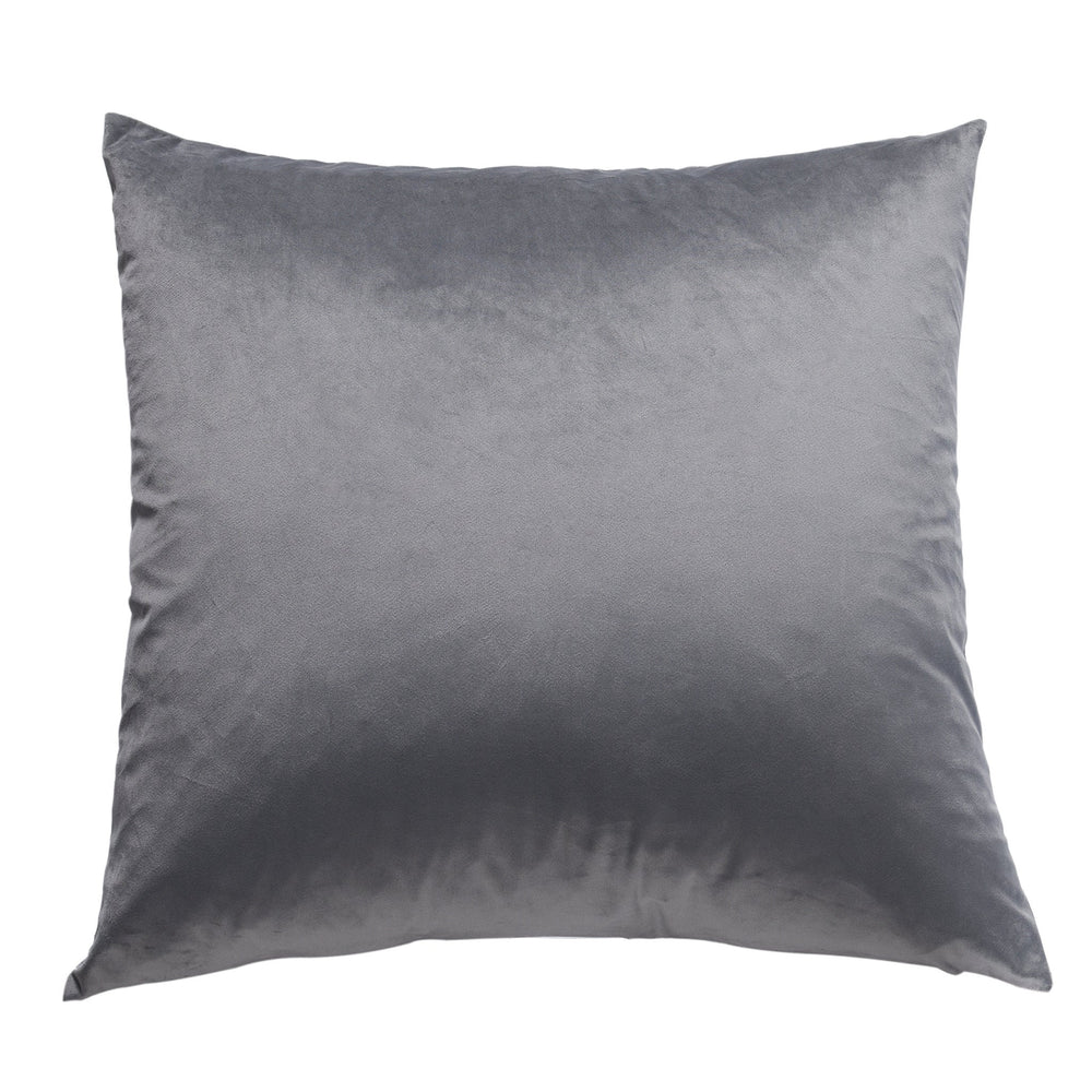 Light Gray Velvet Pillow