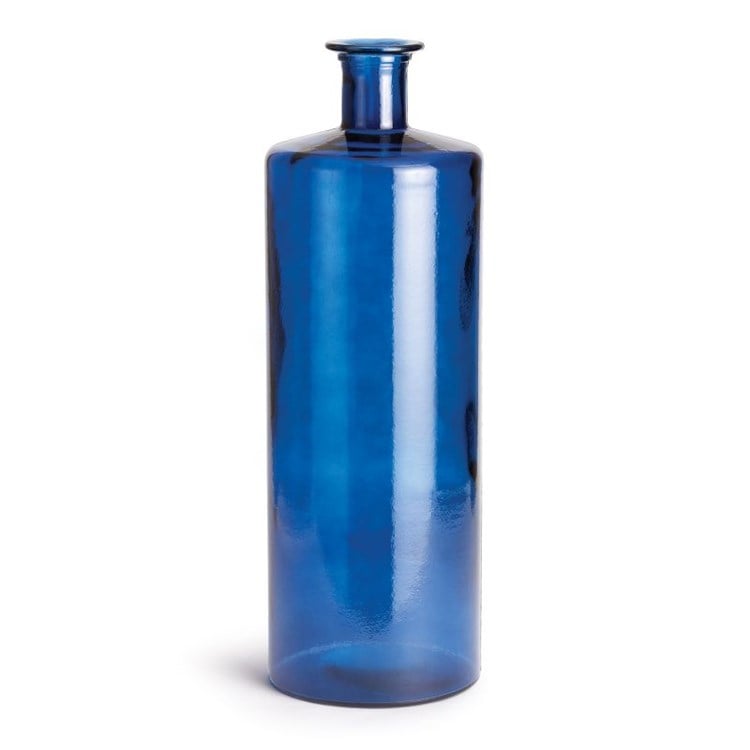 
            
                Load image into Gallery viewer, Cobalt Blue Recycled Glass Vase
            
        