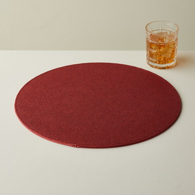 Shimmering Red Placemat